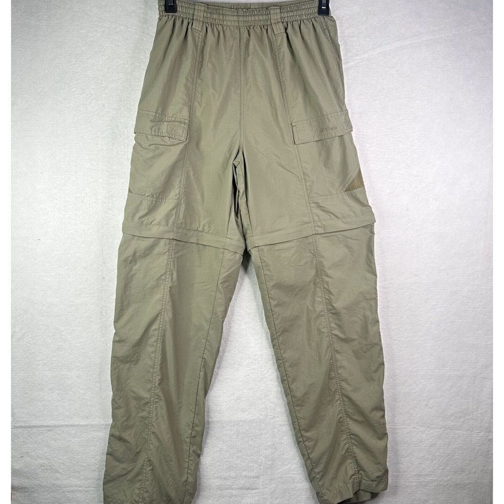 Columbia PFG Mens Size Medium Tan UPF 30+ Hiking Fishing Convertible Cargo Pants